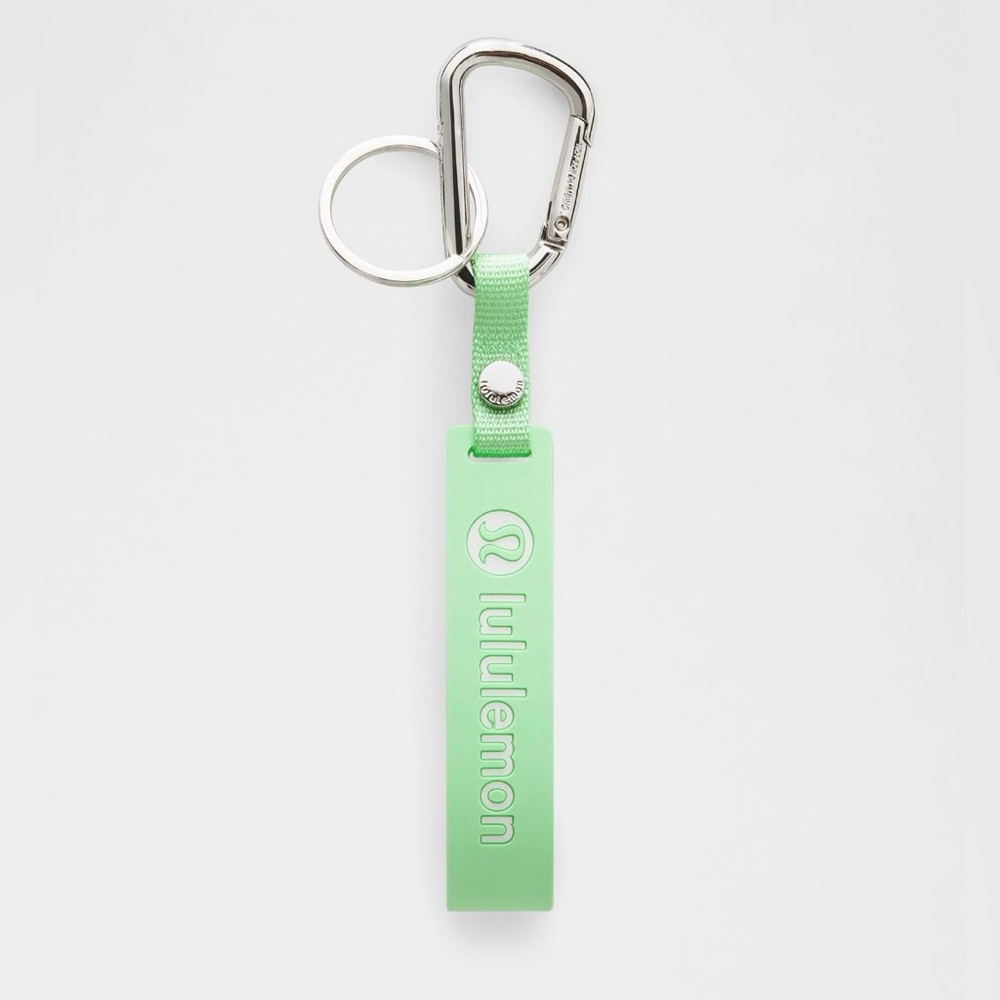 NWT Lululemon Silicone Keychain Citra Lime